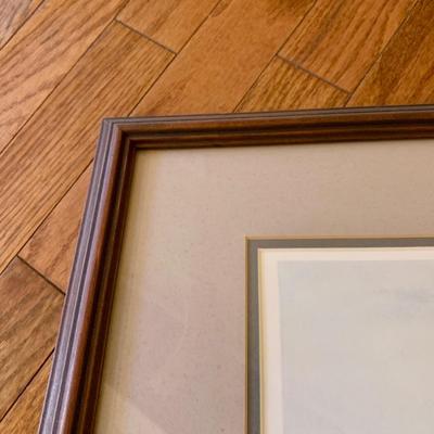 LOT 17 L: Framed, Signed, & Numbered Print "Restless" by Joyce Gagen