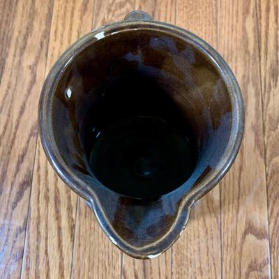 LOT 20 L: 1920's Nelson McCoy Sanitary Co. Buccaneer Pitcher w/ 6 Mugs & McCoy Pottery Mixing Bowl