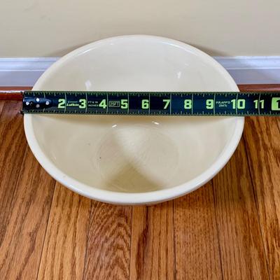 LOT 20 L: 1920's Nelson McCoy Sanitary Co. Buccaneer Pitcher w/ 6 Mugs & McCoy Pottery Mixing Bowl