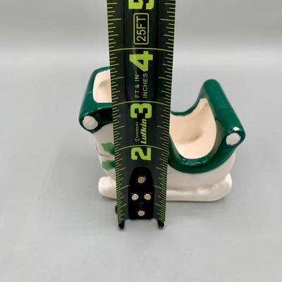 LOT 27 L: Lenox Holiday Dimension Collection Bowl, Silverplate Serving Spoon, Pfaltzgraff "Winterberry" Sweetener Holder, &...