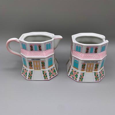 LOT 29 L: The Lenox Village 1991 Creamery, Confectionary, & Spoon