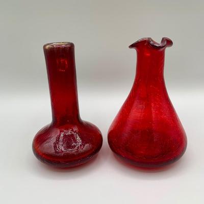 LOT 30 L: Red Glass Collection
