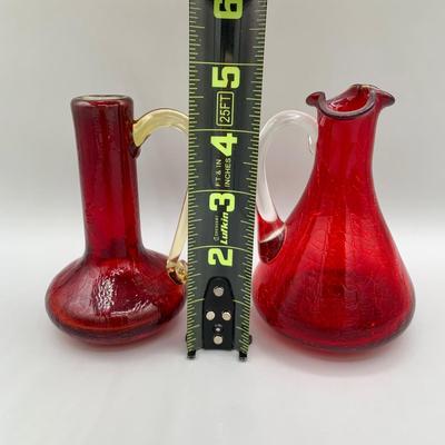 LOT 30 L: Red Glass Collection