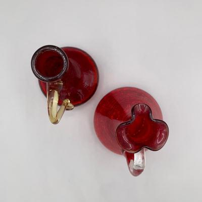 LOT 30 L: Red Glass Collection