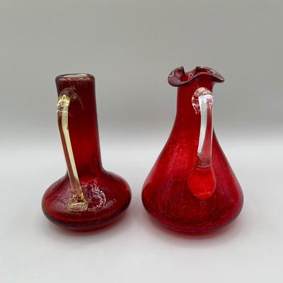 LOT 30 L: Red Glass Collection