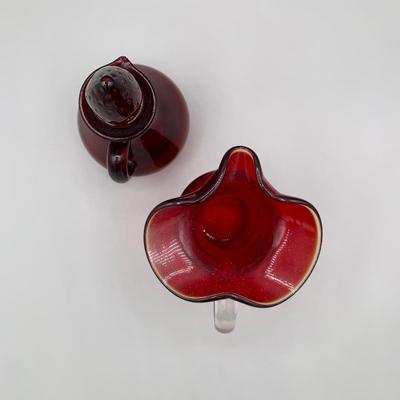 LOT 30 L: Red Glass Collection