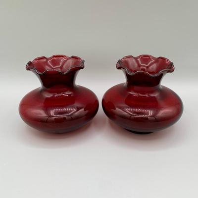 LOT 30 L: Red Glass Collection