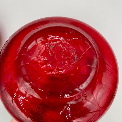 LOT 30 L: Red Glass Collection