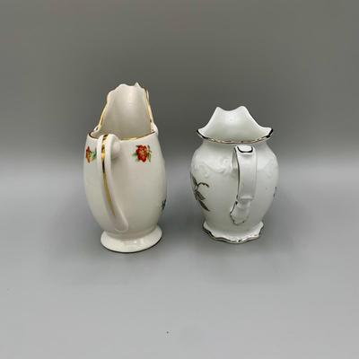 LOT 33 N: Miniature Pitcher Collection: Delft, German, Glass, & More
