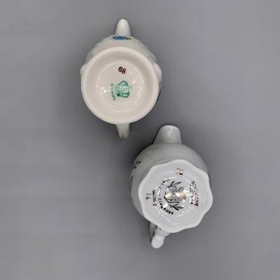 LOT 33 N: Miniature Pitcher Collection: Delft, German, Glass, & More