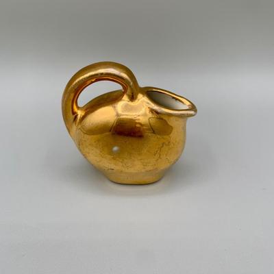 LOT 33 N: Miniature Pitcher Collection: Delft, German, Glass, & More