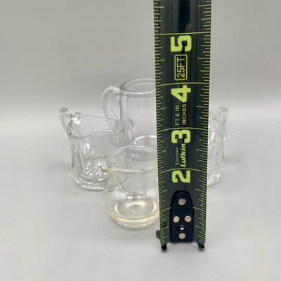 LOT 33 N: Miniature Pitcher Collection: Delft, German, Glass, & More