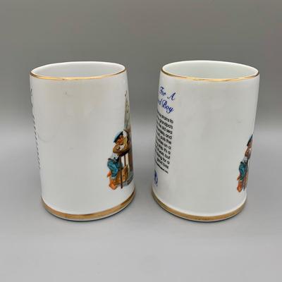 LOT 34 N: Norman Rockwell Mug Collection