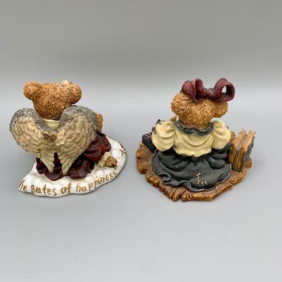 LOT 37 N: Amish Heritage Collection "Special Playmates", Signed 1982 Goebel Angel Bell, Boyds Bears Figurines, & More