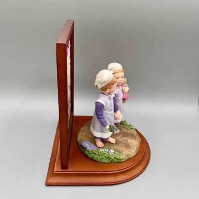 LOT 37 N: Amish Heritage Collection "Special Playmates", Signed 1982 Goebel Angel Bell, Boyds Bears Figurines, & More