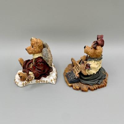 LOT 37 N: Amish Heritage Collection "Special Playmates", Signed 1982 Goebel Angel Bell, Boyds Bears Figurines, & More