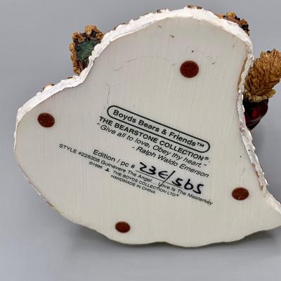 LOT 37 N: Amish Heritage Collection "Special Playmates", Signed 1982 Goebel Angel Bell, Boyds Bears Figurines, & More