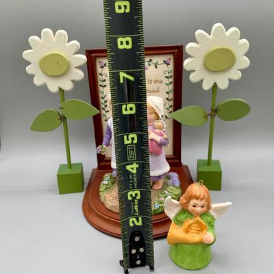 LOT 37 N: Amish Heritage Collection "Special Playmates", Signed 1982 Goebel Angel Bell, Boyds Bears Figurines, & More