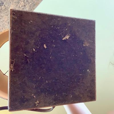 LOT 38 L: Vintage Ranch Craft Dietz Railroad Lantern Desk Lamp w/ Original Shade