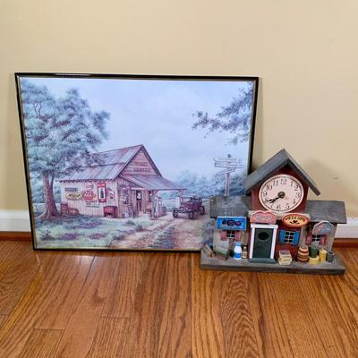 LOT 39 D: Country Style Home Wall Decor & NIP Picture Holder & Frames