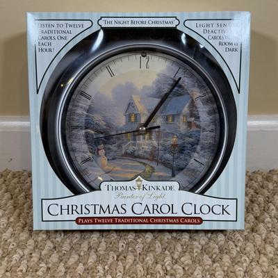 LOT 43B: Musical Christmas Collection - Thomas Kinkade Clock, Musical Water Globes & More