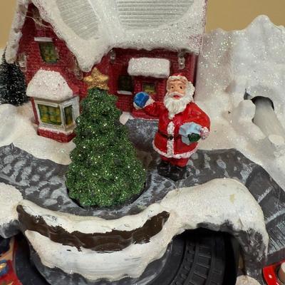 LOT 43B: Musical Christmas Collection - Thomas Kinkade Clock, Musical Water Globes & More