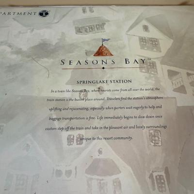 LOT 44B: 1999 Department 56 Seasons Bay Springlake Station w/ Box
