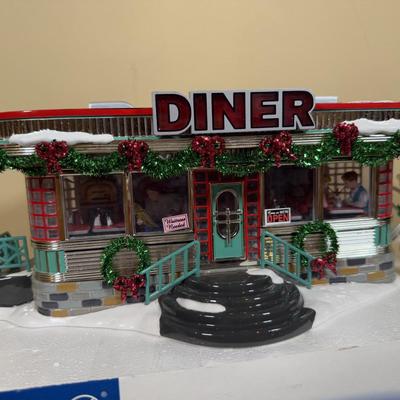 LOT 45B: Department 56 Original Snow Village Shelly's Diner w/ Box