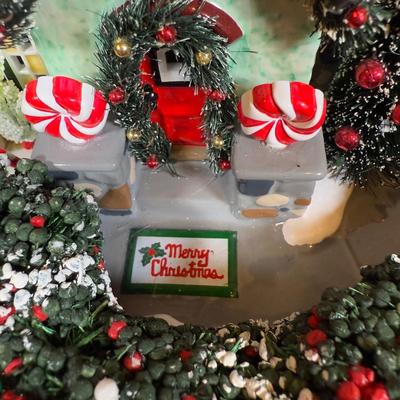 LOT 46B: Department 56 Snow Village Christmas Lane Peppermint House w/ Box