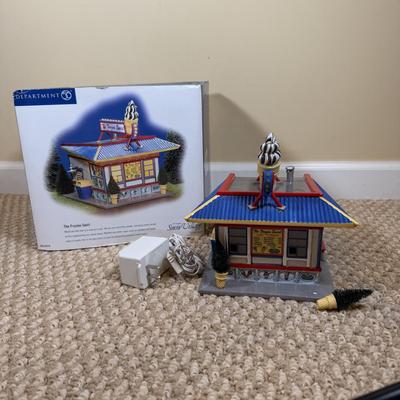 LOT 47B: Department 56 Original Snow Village The Frozen Swirl w/ Box