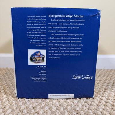 LOT 47B: Department 56 Original Snow Village The Frozen Swirl w/ Box