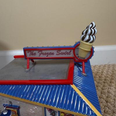 LOT 47B: Department 56 Original Snow Village The Frozen Swirl w/ Box