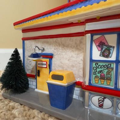 LOT 47B: Department 56 Original Snow Village The Frozen Swirl w/ Box