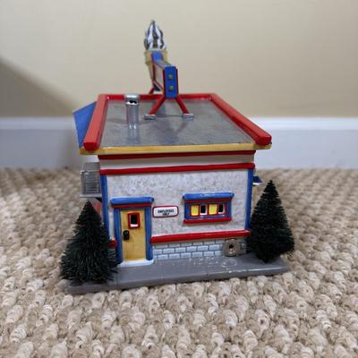 LOT 47B: Department 56 Original Snow Village The Frozen Swirl w/ Box