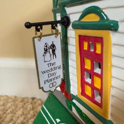 LOT 50B: Dept 56 Original Snow Village - Secret Garden Florist, Farm House, Tending the New Calves & Backwoods Outhouse