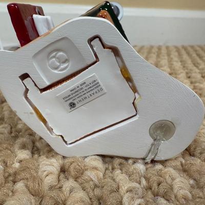 LOT 50B: Dept 56 Original Snow Village - Secret Garden Florist, Farm House, Tending the New Calves & Backwoods Outhouse