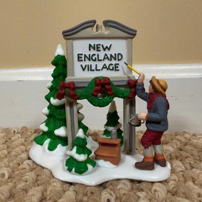 LOT 51B: Dept 56 Heritage Village Collection New England Village Series - Bobwhite Cottage, Captain's Cottage & Fresh Paint