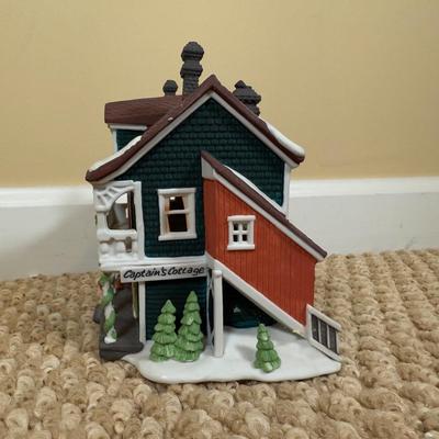 LOT 51B: Dept 56 Heritage Village Collection New England Village Series - Bobwhite Cottage, Captain's Cottage & Fresh Paint