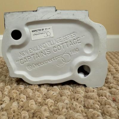 LOT 51B: Dept 56 Heritage Village Collection New England Village Series - Bobwhite Cottage, Captain's Cottage & Fresh Paint