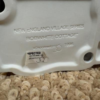 LOT 51B: Dept 56 Heritage Village Collection New England Village Series - Bobwhite Cottage, Captain's Cottage & Fresh Paint