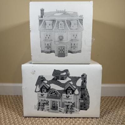 LOT 52B: Dept 56 Original Snow Village - Birch Run Ski Chalet & Maple Ridge Inn