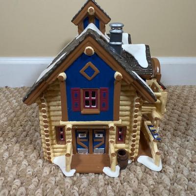 LOT 52B: Dept 56 Original Snow Village - Birch Run Ski Chalet & Maple Ridge Inn