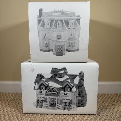 LOT 52B: Dept 56 Original Snow Village - Birch Run Ski Chalet & Maple Ridge Inn