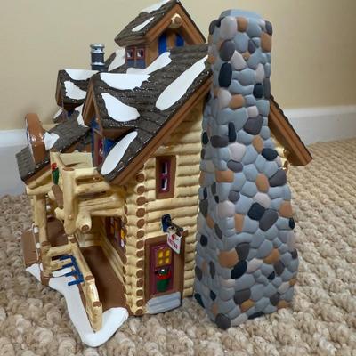 LOT 52B: Dept 56 Original Snow Village - Birch Run Ski Chalet & Maple Ridge Inn