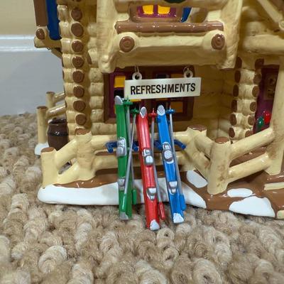 LOT 52B: Dept 56 Original Snow Village - Birch Run Ski Chalet & Maple Ridge Inn