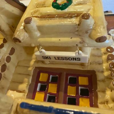LOT 52B: Dept 56 Original Snow Village - Birch Run Ski Chalet & Maple Ridge Inn