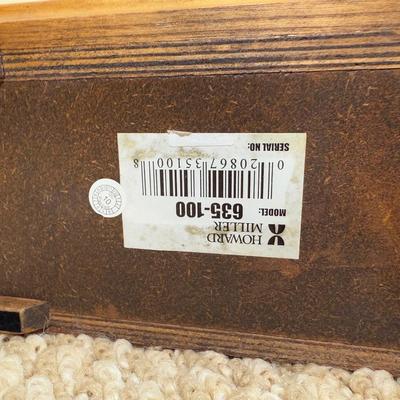 LOT 53B: Howard Miller Westminster Chime Mantle Clock