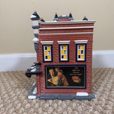 LOT 56B: Dept 56 Original Snow Village - Gracie's Dry Goods & General Store, Frost And Sons 5 & Dime, Pick-Up and Delivery