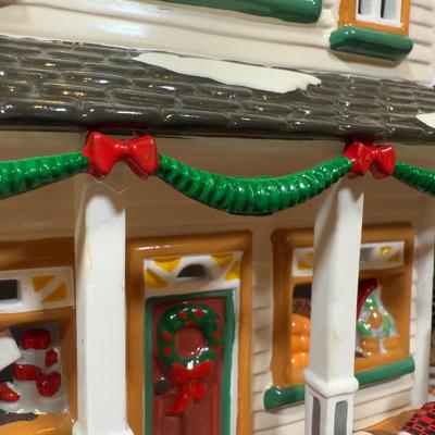 LOT 56B: Dept 56 Original Snow Village - Gracie's Dry Goods & General Store, Frost And Sons 5 & Dime, Pick-Up and Delivery