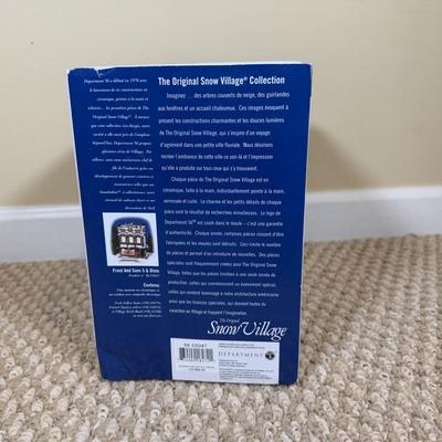 LOT 56B: Dept 56 Original Snow Village - Gracie's Dry Goods & General Store, Frost And Sons 5 & Dime, Pick-Up and Delivery